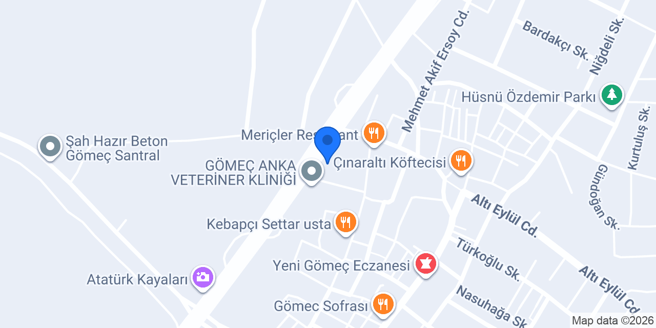 Ziraat Bankası Gömeç Şubesi konumu