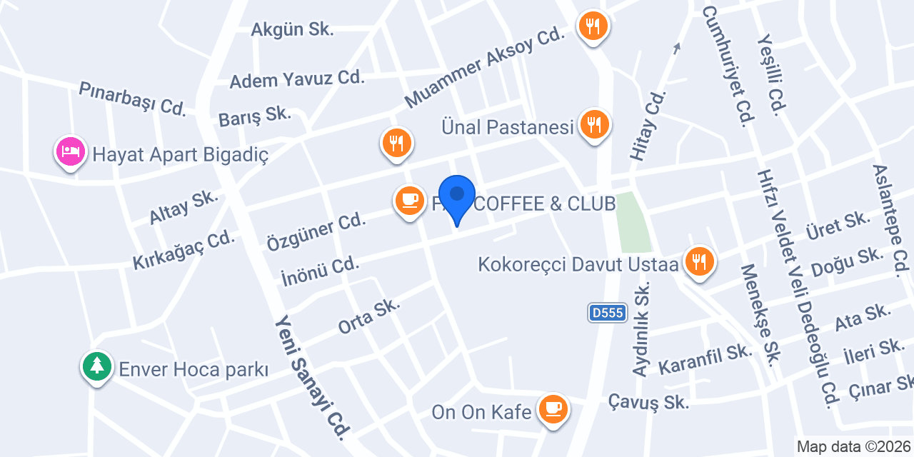 Başak Veteriner Kliniği konumu