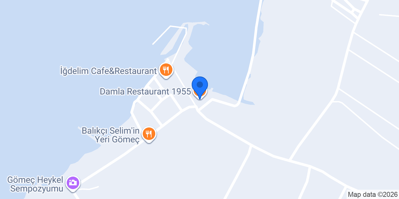 Damla Restaurant 1955 konumu