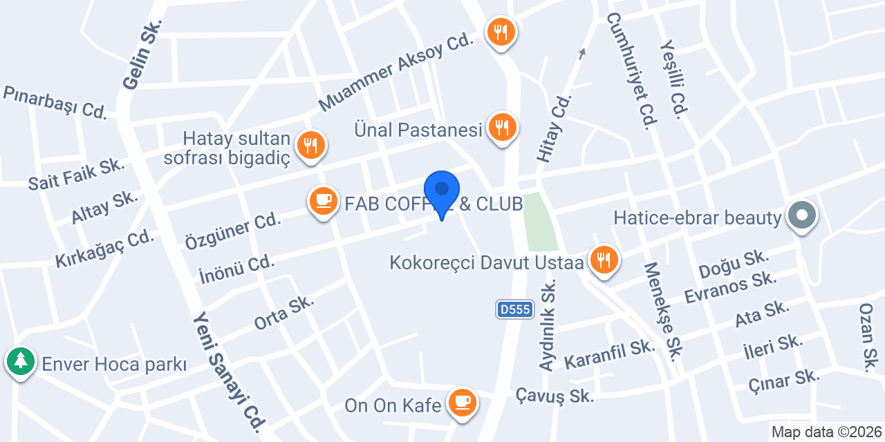 Özge Kafe konumu