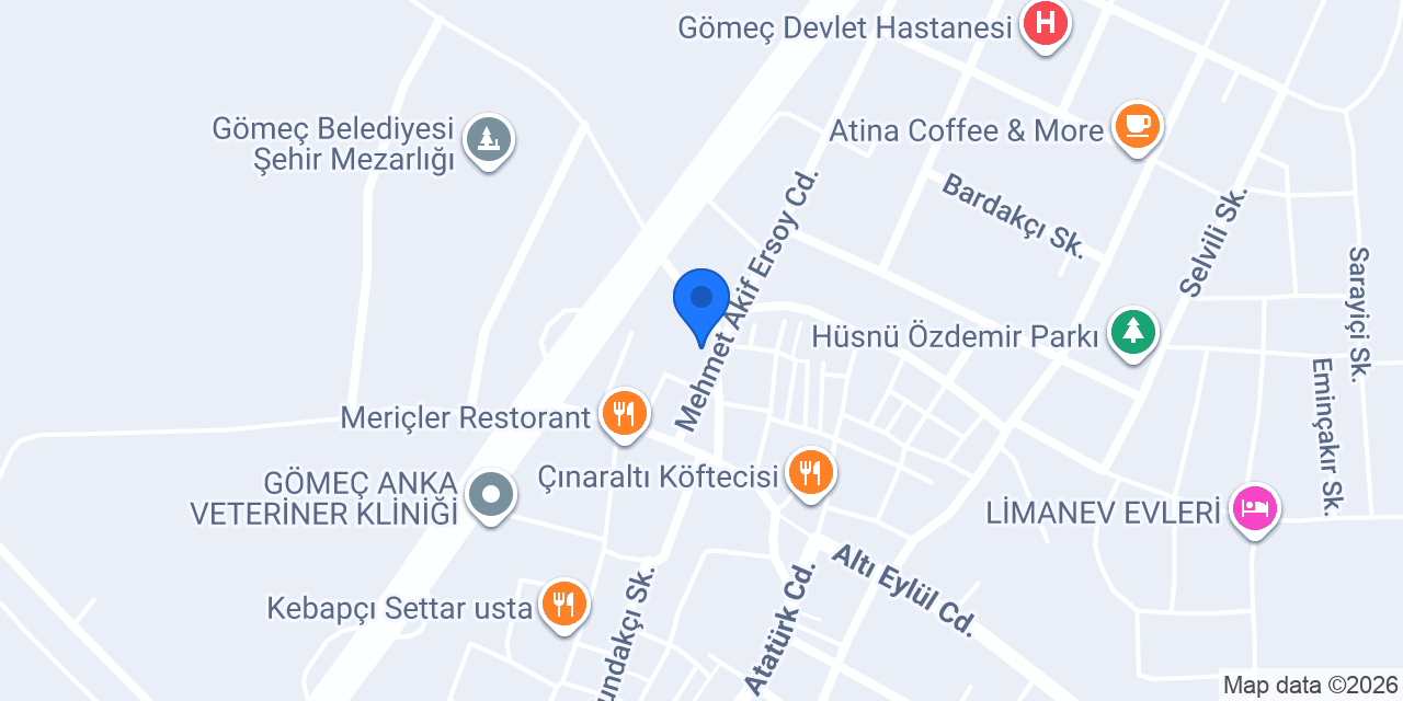 Ata Emlak Gömeç konumu