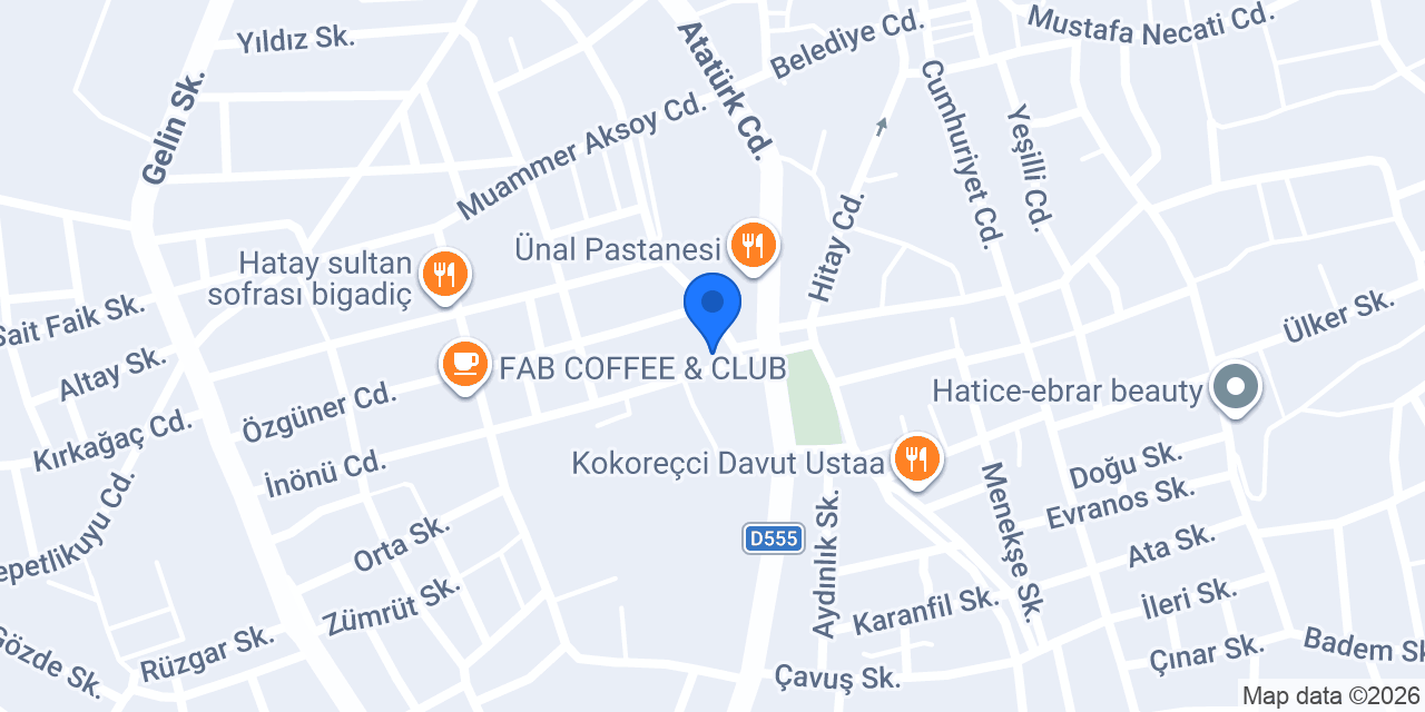 Ulubak Eczanesi konumu
