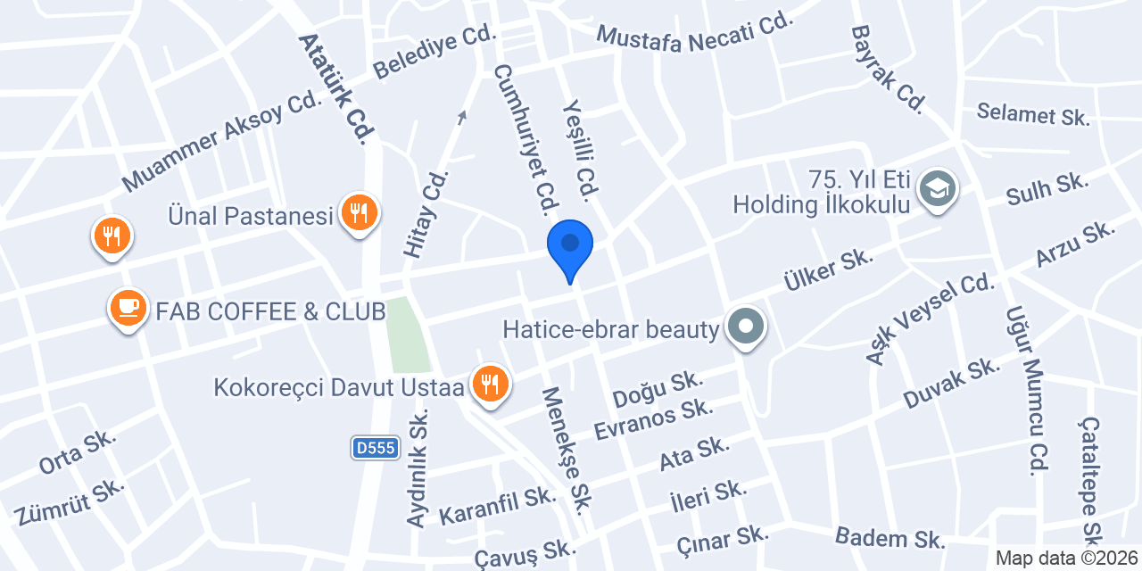 Yurtiçi Kargo Bigadiç konumu