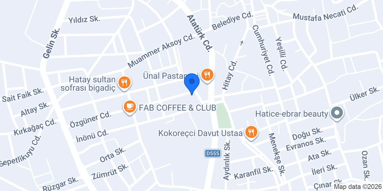 Fidan Berber Salonu konumu