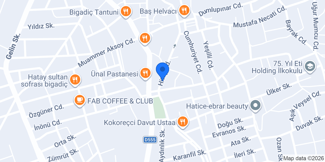 Ediz Unlu Mamülleri konumu