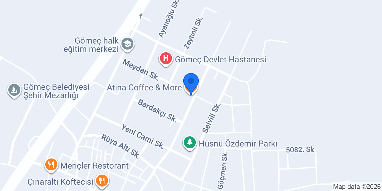 Atina Coffee & More konumu