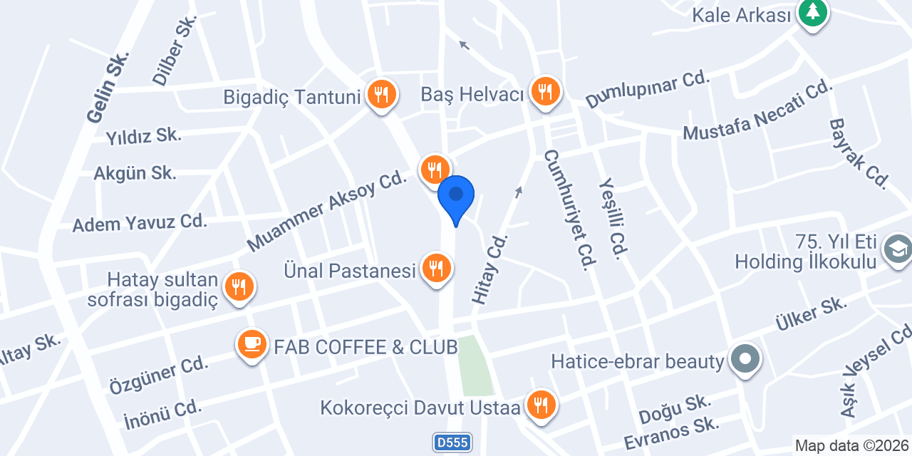 Kebap Sarayı konumu