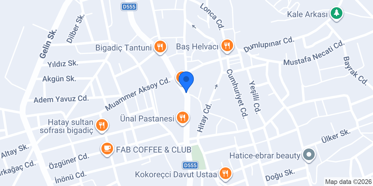 Egem Fast Food konumu