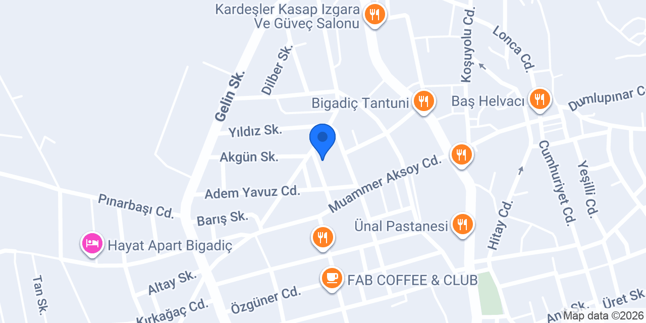 EKİN PASTA ve LOKMA konumu
