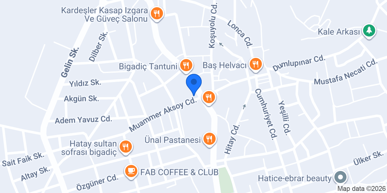 Garaj Taksi konumu
