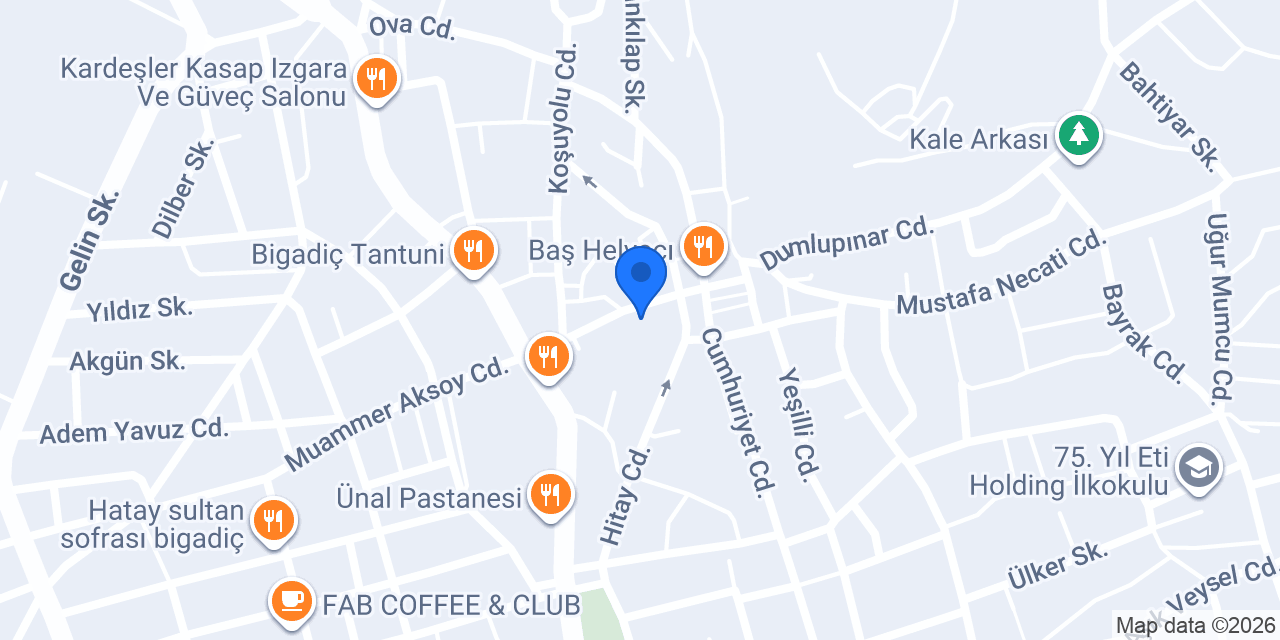 Karaaslan Kasap konumu