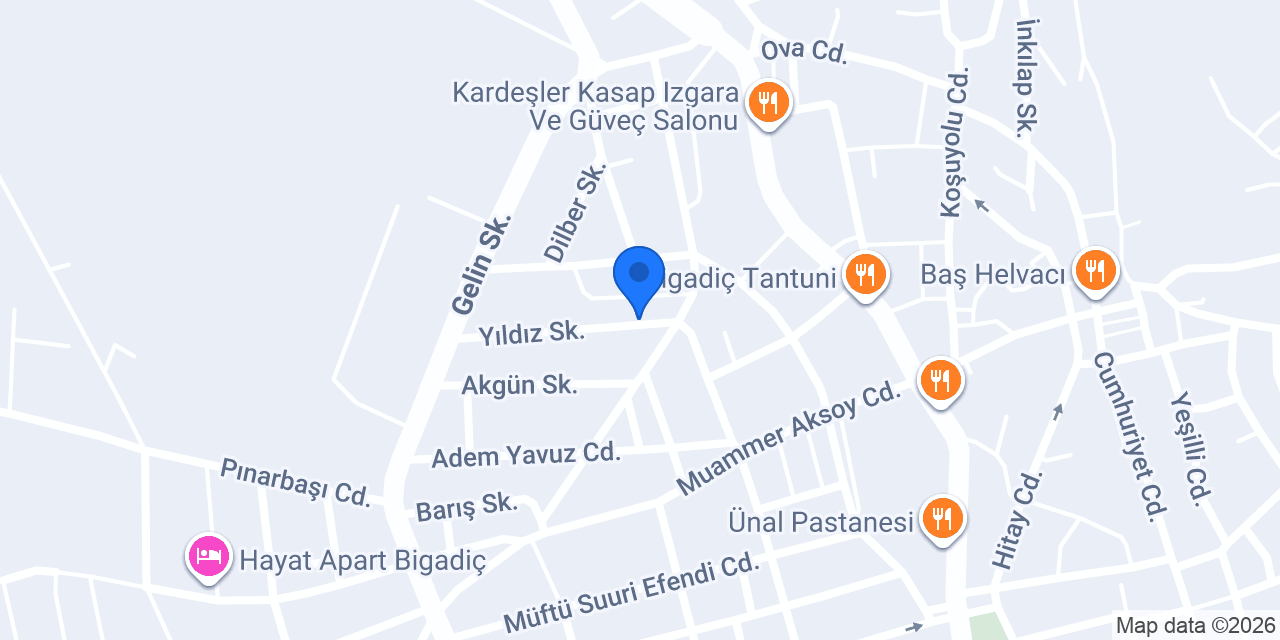 Özel Menkü Kız Öğrenci Yurdu konumu
