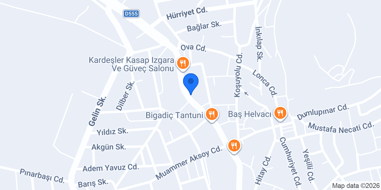 Meriç Veteriner Kliniği konumu