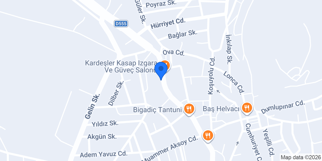 İDAŞ YATAK konumu