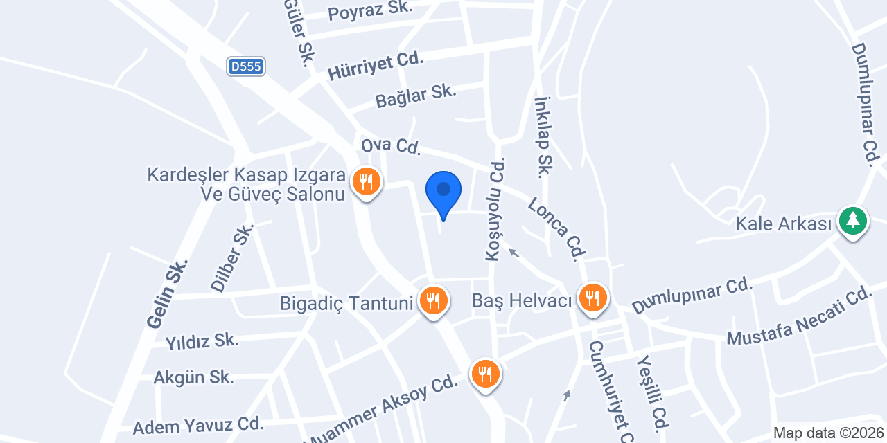 Nazar Yemek ve Pide Salonu konumu
