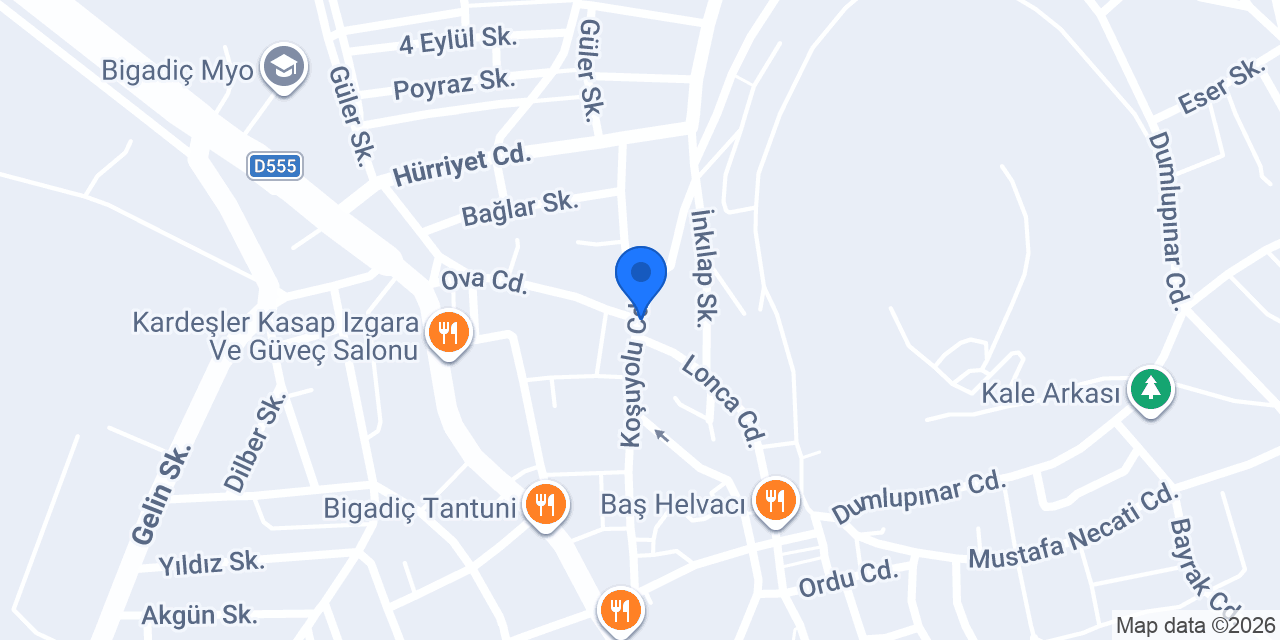 Avcular (Karesi) Gıda konumu