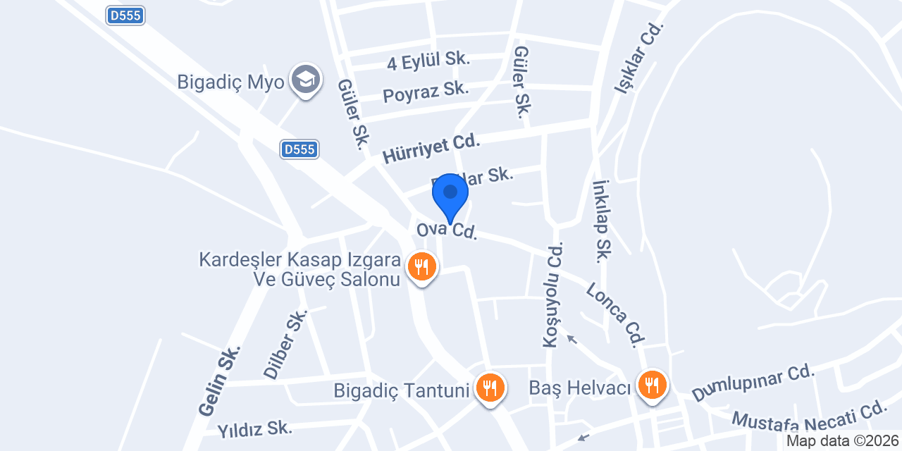 Özdur Kasabı konumu