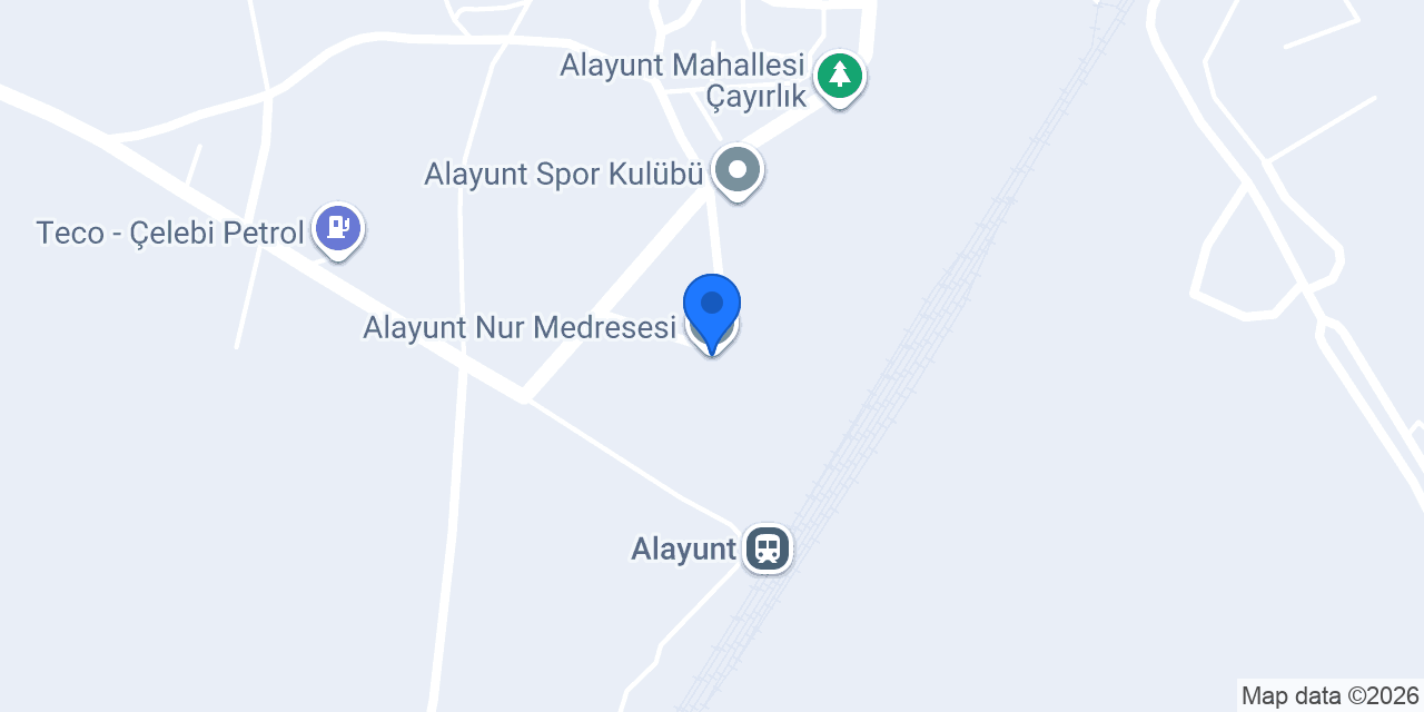 Alayunt Nur Medresesi konumu