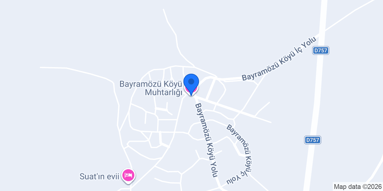 Bayramözü Köyü Muhtarlığı konumu