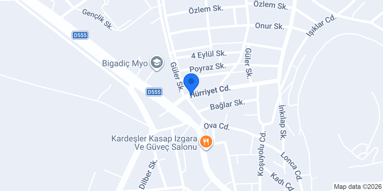 Emin Matador Ekmek Fabrikası konumu