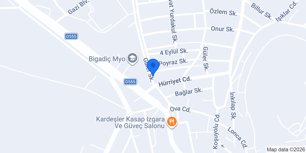 Değirmen Pasta & Cafe konumu
