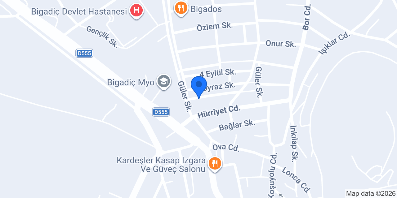Tekin Turizm Balıkesir konumu