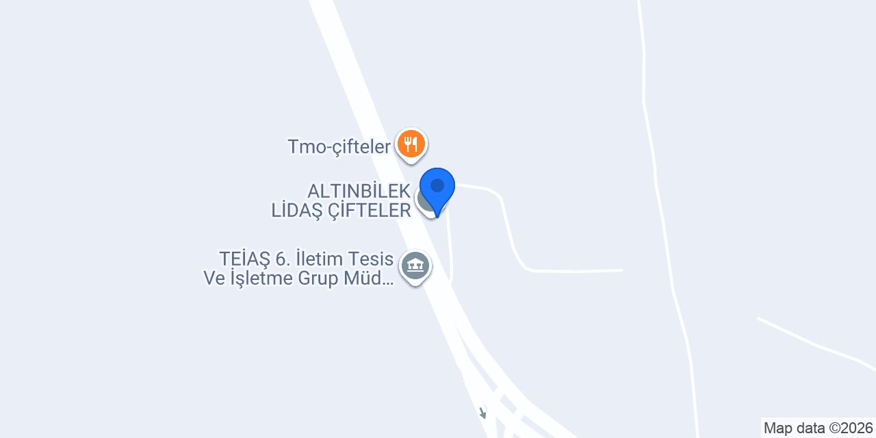 ALTINBİLEK LİDAŞ ÇİFTELER konumu