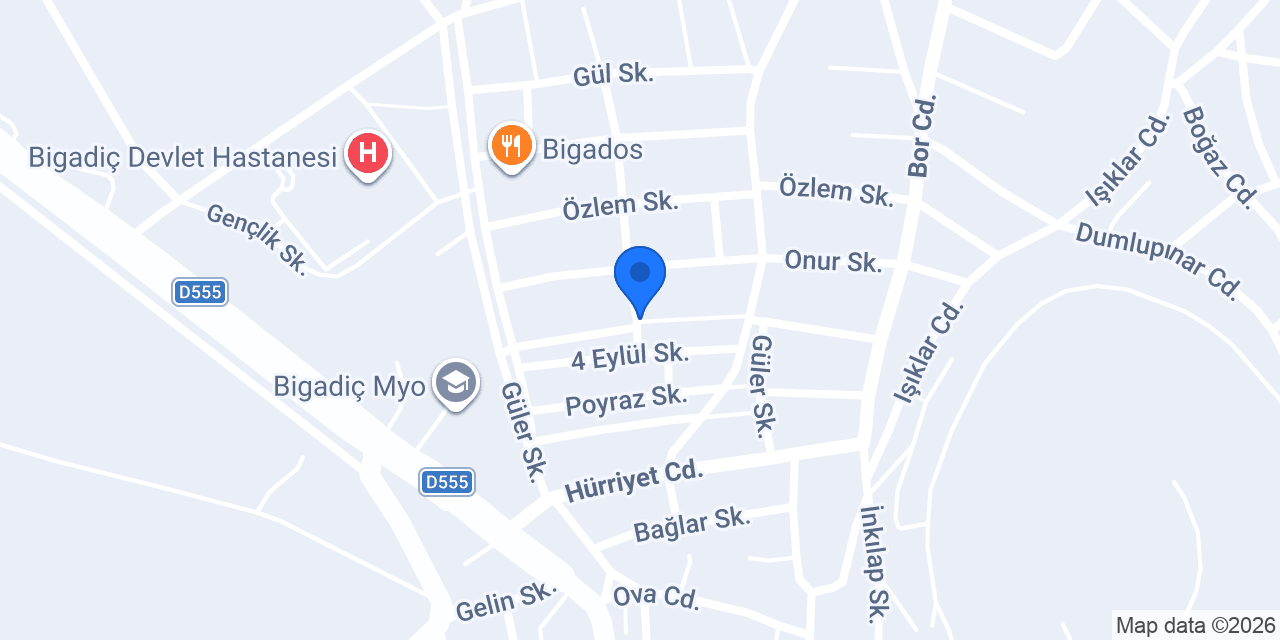 ÇALIŞIK TARIM&HAYVAN ÜRÜNLERİ konumu