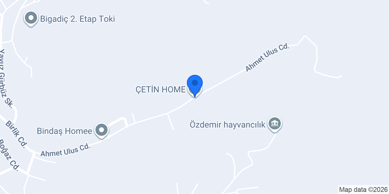 ÇETİN HOME konumu
