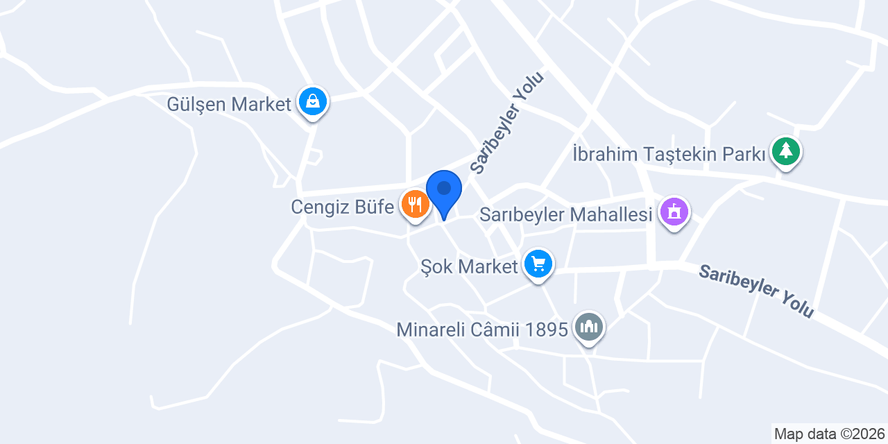 Sarıbeyler Sağlık Ocağı konumu