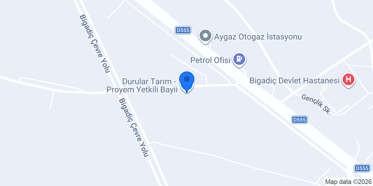 Durular Tarım - Proyem Yetkili Bayii konumu