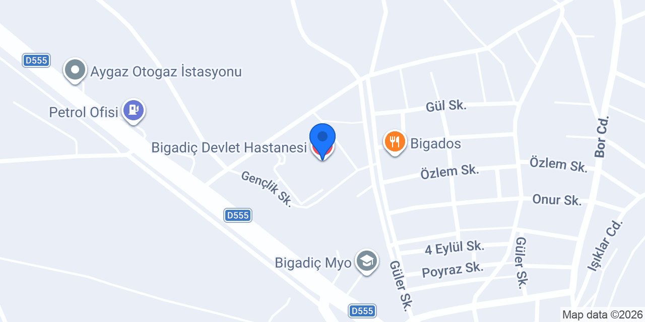 Bigadiç Hastane Taksi konumu