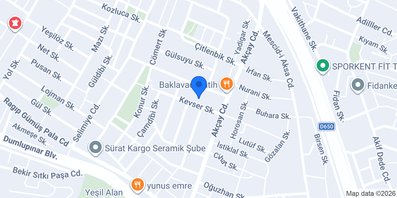 Nur spot mobilya duzce konumu