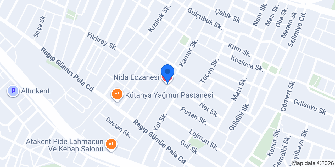 Nida Eczanesi konumu