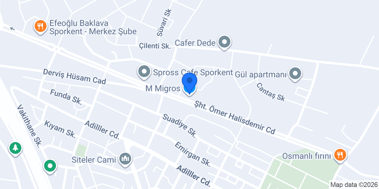 M Migros konumu