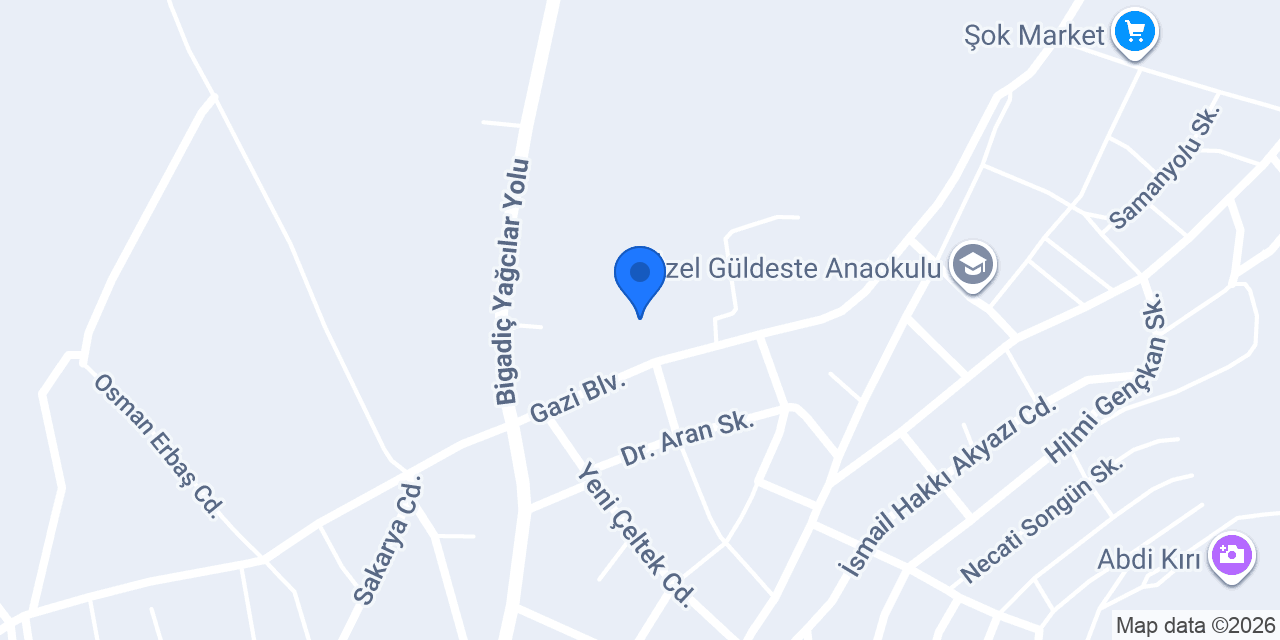 Okmanlar Mobilya konumu