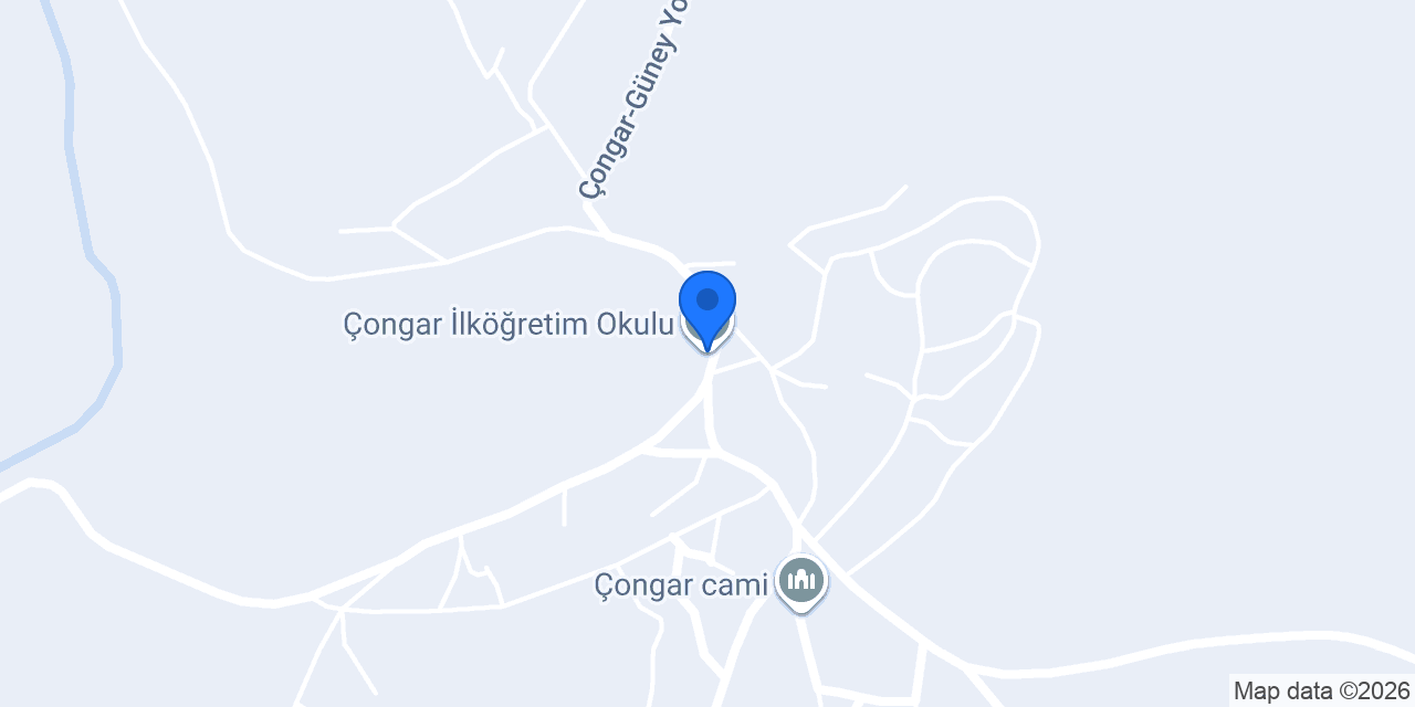 Çongar İlköğretim Okulu konumu