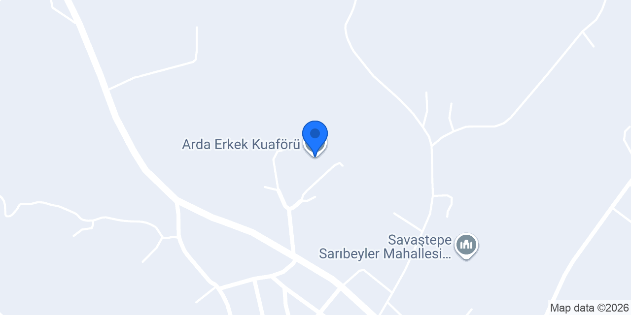 Arda Erkek Kuaförü konumu