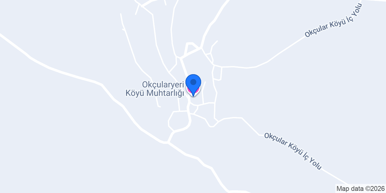 Okçularyeri Köyü Muhtarlığı konumu