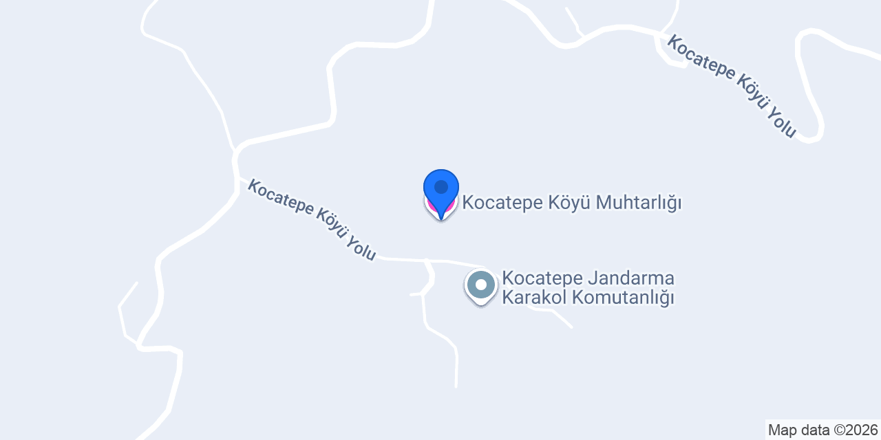 Kocatepe Köyü Muhtarlığı konumu