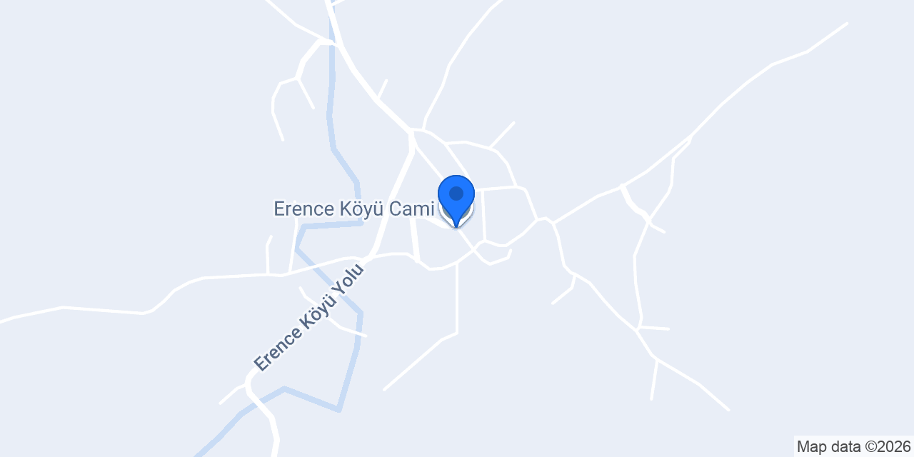 Erence Köyü Muhtarlığı konumu