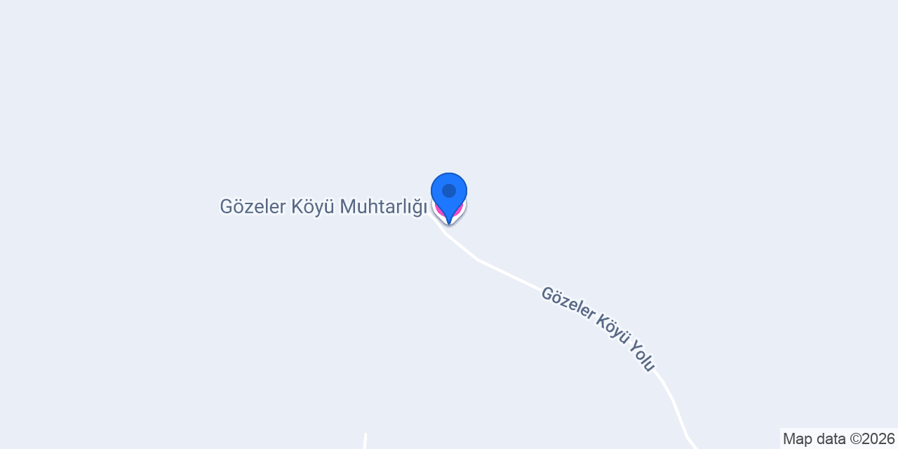 Gözeler Köyü Muhtarlığı konumu