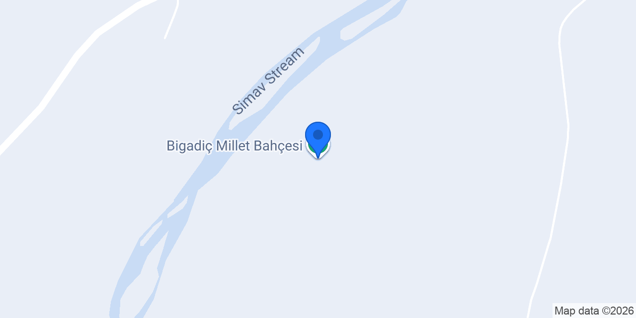 Bigadiç Millet Bahçesi konumu