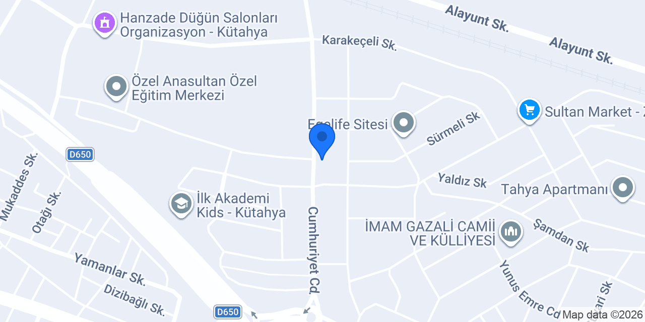 Adens’ Pilates Studio konumu