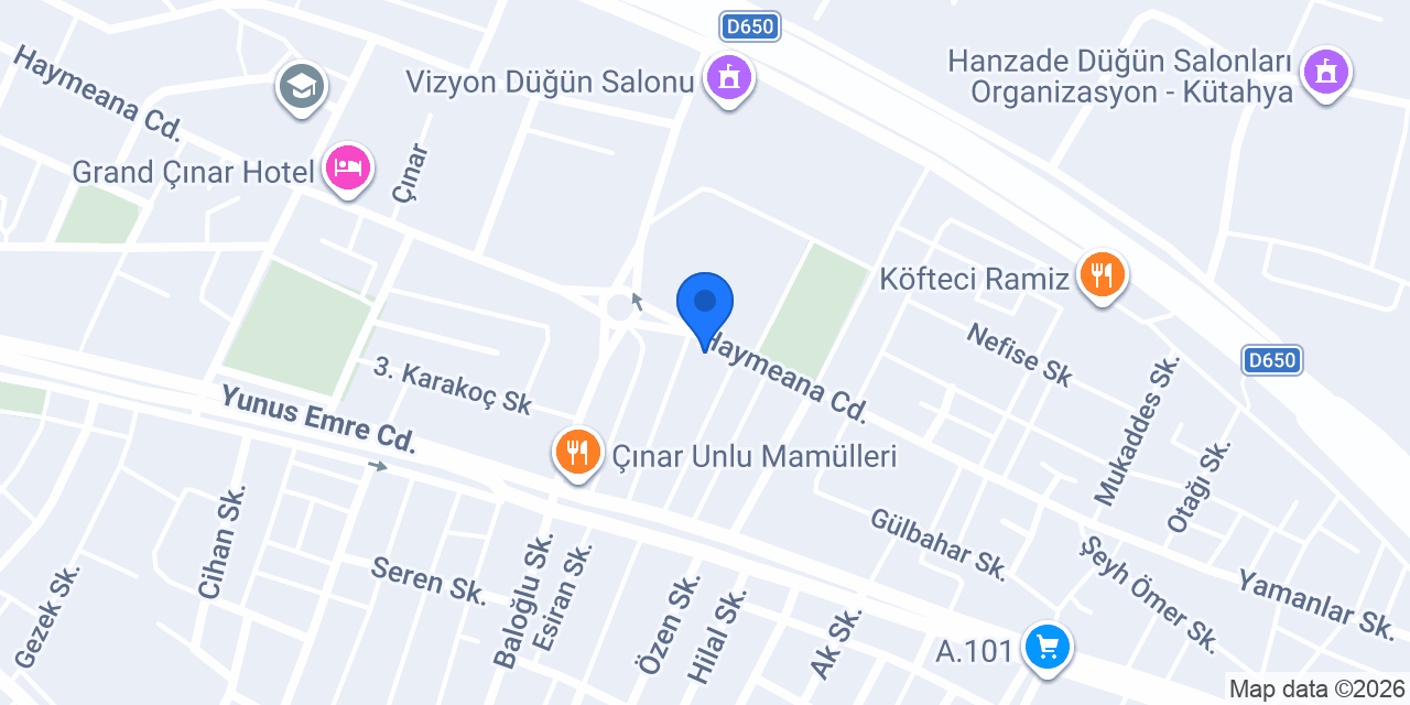 Şehir Eczanesi konumu
