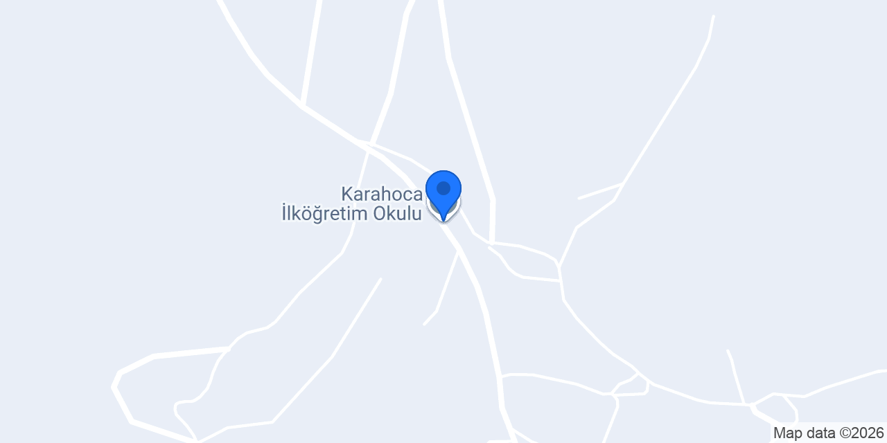 Karahoca İlköğretim Okulu konumu