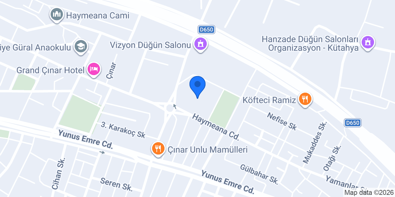 Tekel İlkokulu konumu
