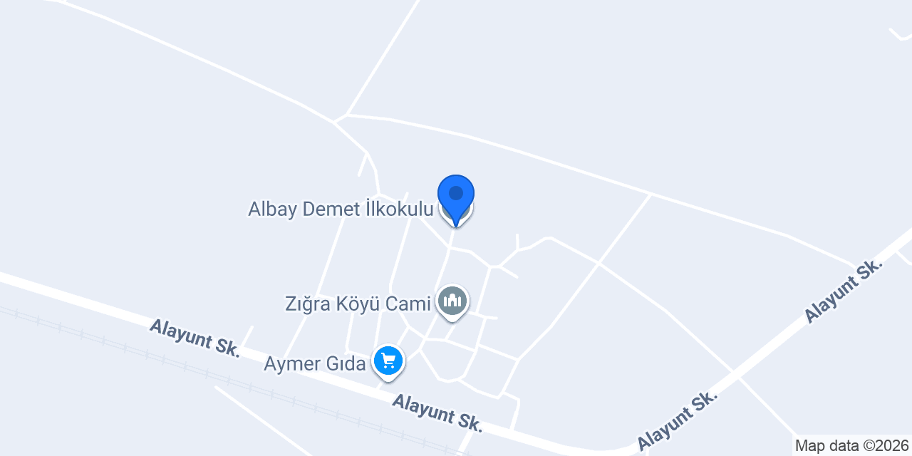 Albay Demet İlkokulu konumu