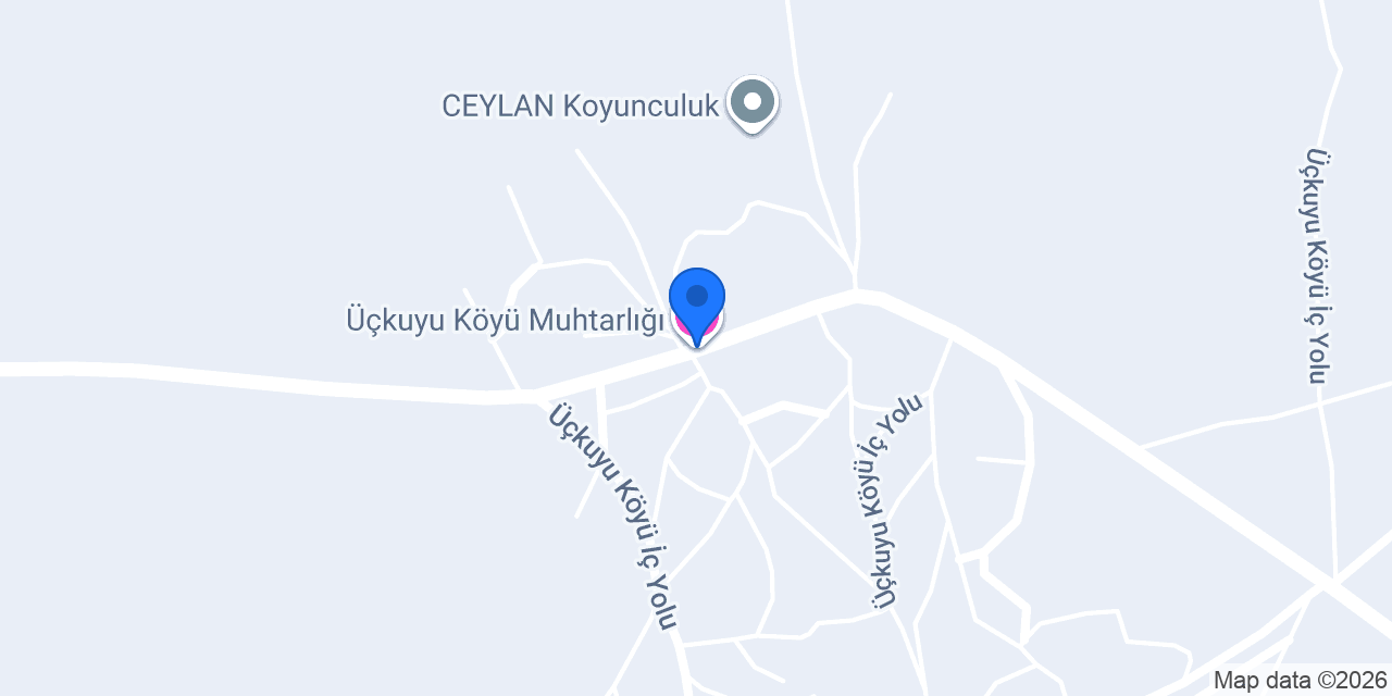 Üçkuyu Köyü Muhtarlığı konumu