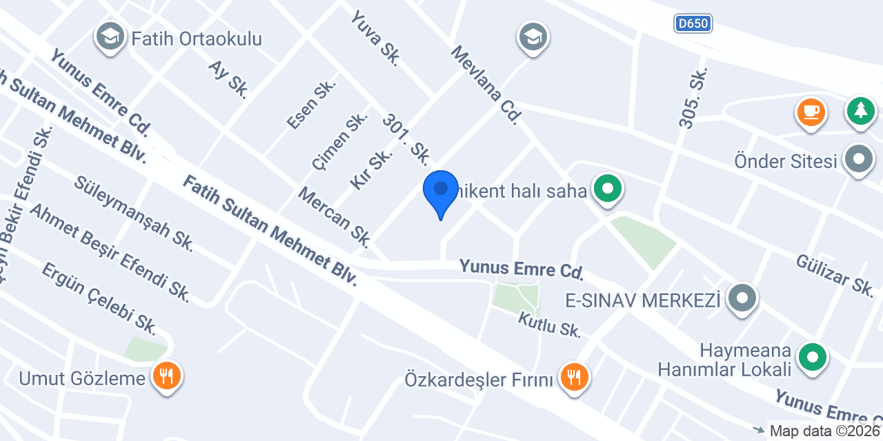 Akçahan Mühendislik konumu